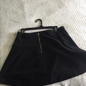 Candie's Skirts - Black, mid thigh textured skirt Candie's Skirts - Black, mid thigh textured skirt